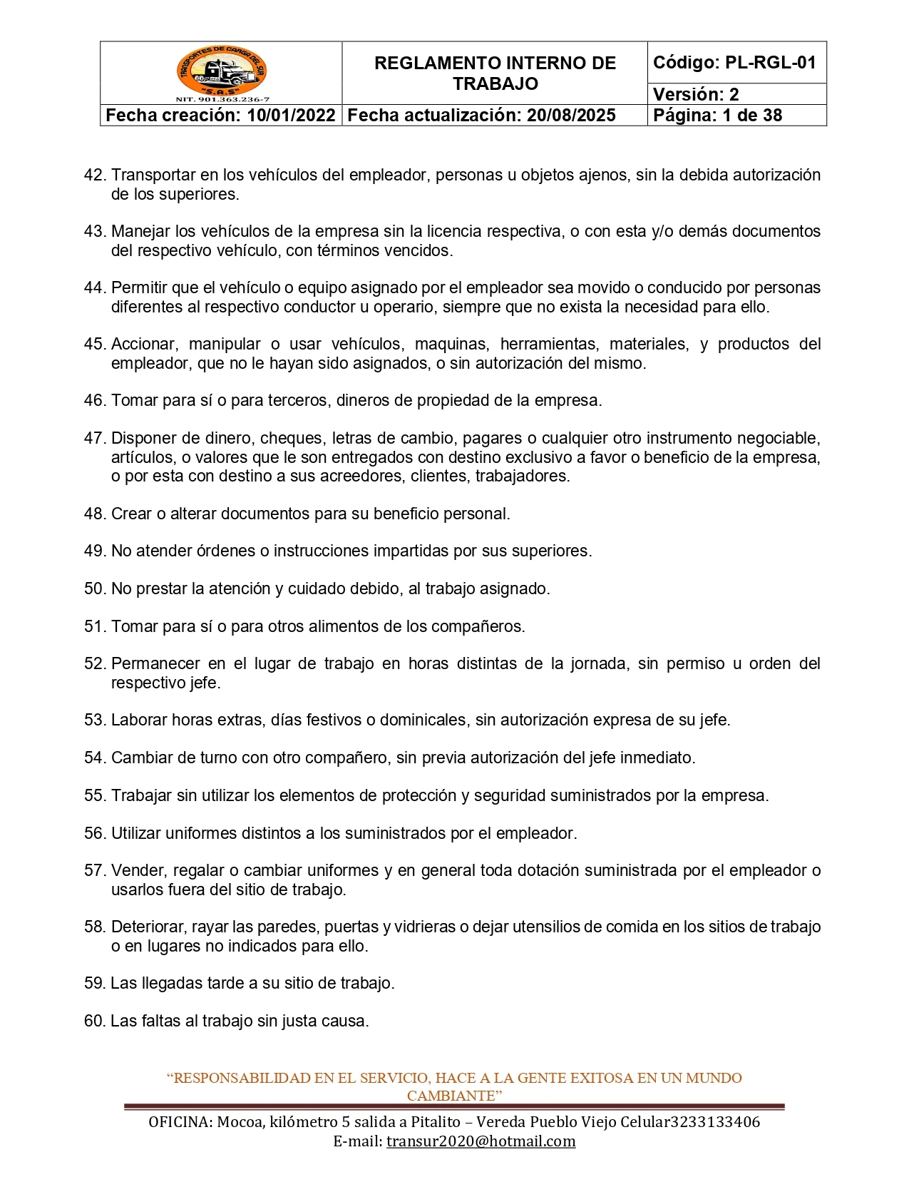 Reglamento Interno 30