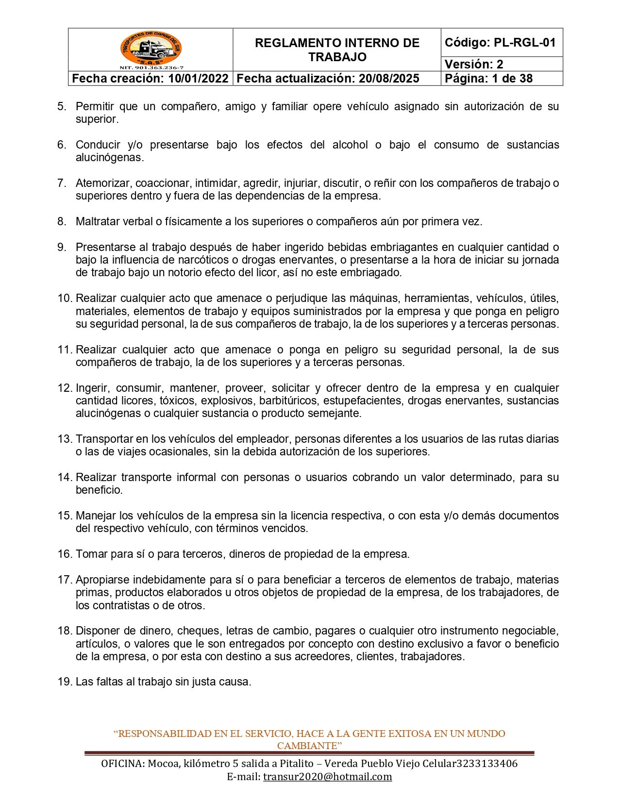 Reglamento Interno 34