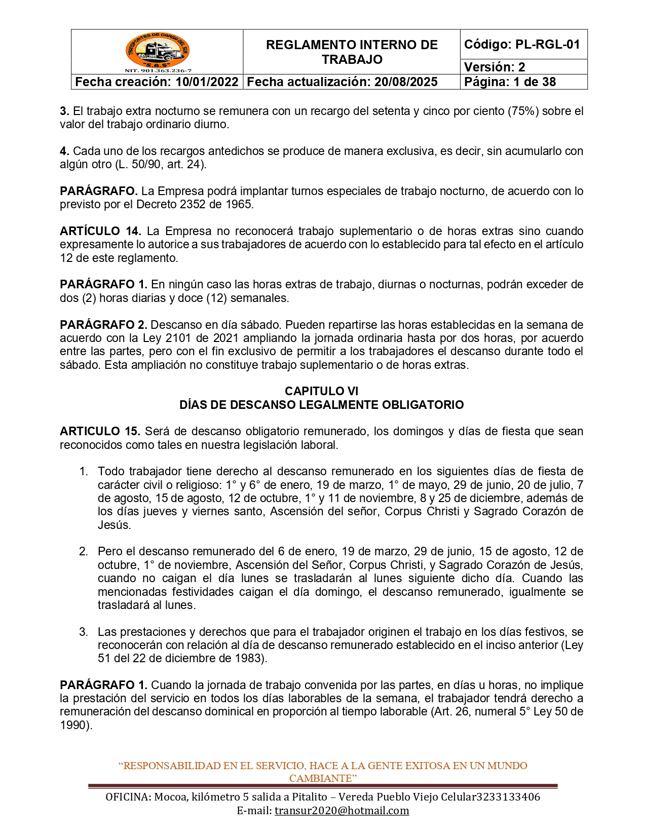 Reglamento Interno 7