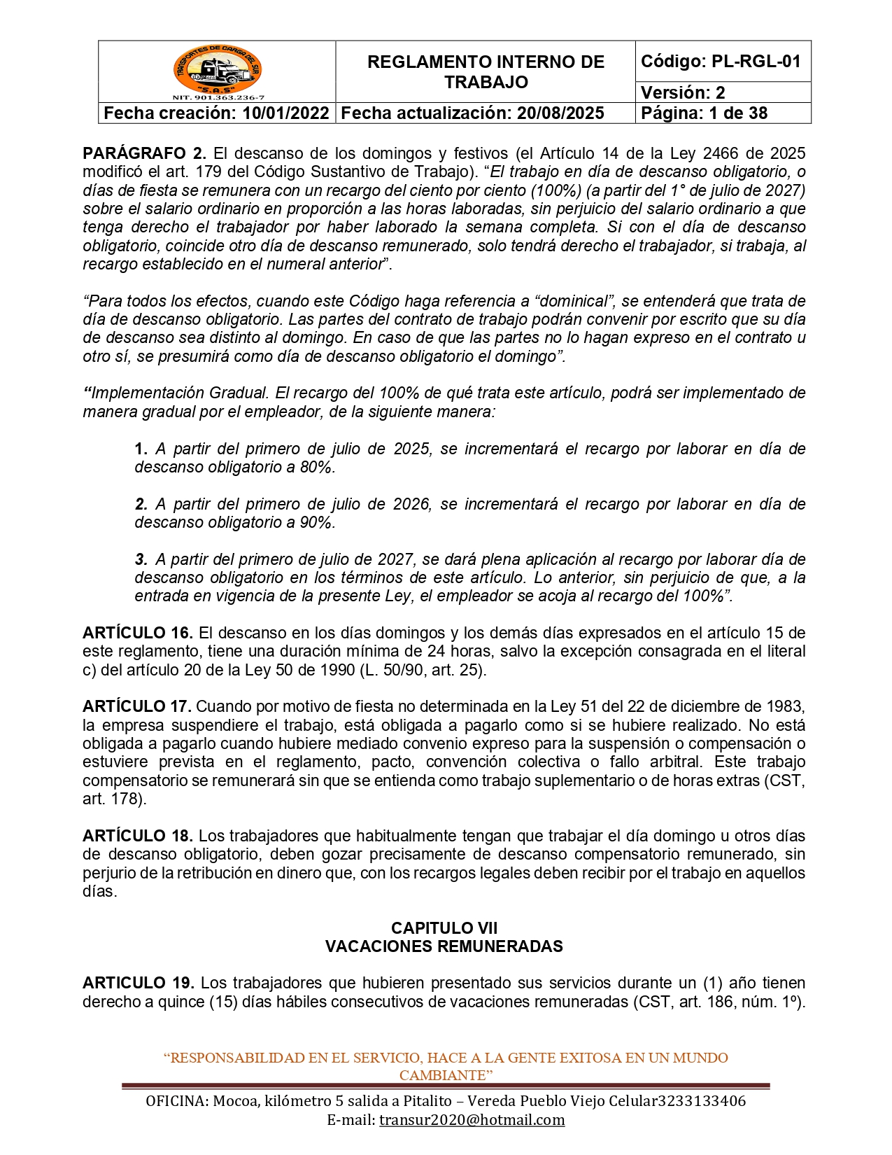 Reglamento Interno 8